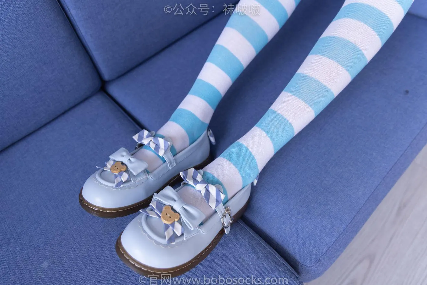 [BoBoSocks袜啵啵]NO.070 稚予-皮鞋、拖鞋、过膝袜、白棉袜 [148P]插图7